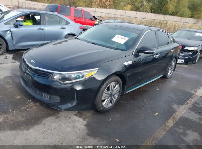 2017 KIA OPTIMA PLUG-IN HYBRID EX Gray  Hybrid KNAGV4LD6H5011036 photo #3