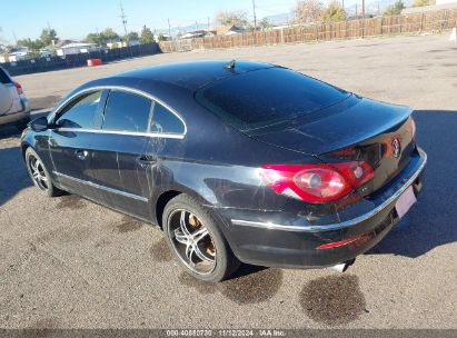 2012 VOLKSWAGEN CC R-LINE/SPORT Black  Gasoline WVWMP7AN6CE514748 photo #4