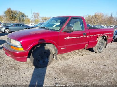 1998 CHEVROLET S-10 LS FLEETSIDE Red  Gasoline 1GCCS1443WK213077 photo #3