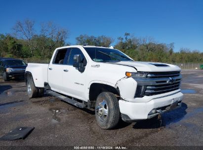 2022 CHEVROLET SILVERADO 3500HD 4WD  LONG BED HIGH COUNTRY White  Diesel 1GC4YVEY3NF302036 photo #1