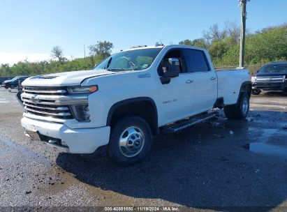 2022 CHEVROLET SILVERADO 3500HD 4WD  LONG BED HIGH COUNTRY White  Diesel 1GC4YVEY3NF302036 photo #3