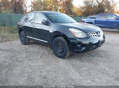 2014 NISSAN ROGUE SELECT S Black  Gasoline JN8AS5MV6EW704908 photo #1