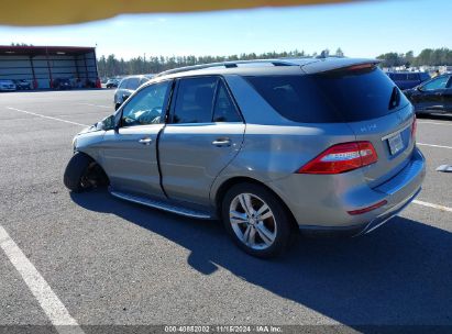 2014 MERCEDES-BENZ ML 350 4MATIC Gray  Gasoline 4JGDA5HB6EA427732 photo #4