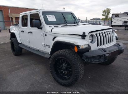 2021 JEEP GLADIATOR OVERLAND 4X4 White  gas 1C6HJTFG5ML622076 photo #1