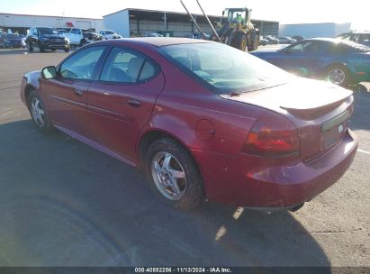 2004 PONTIAC GRAND PRIX GT1 Burgundy  Gasoline 2G2WP522541289523 photo #4