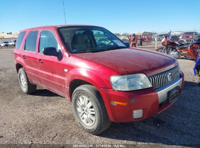 2007 MERCURY MARINER LUXURY Red  Gasoline 4M2YU81197KJ11829 photo #1