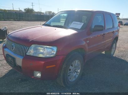 2007 MERCURY MARINER LUXURY Red  Gasoline 4M2YU81197KJ11829 photo #3