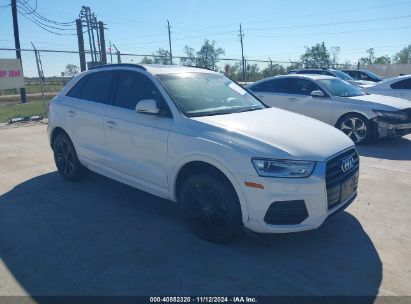 2016 AUDI Q3 2.0T PREMIUM PLUS White  Gasoline WA1BFCFSXGR011458 photo #1