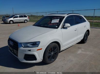 2016 AUDI Q3 2.0T PREMIUM PLUS White  Gasoline WA1BFCFSXGR011458 photo #3