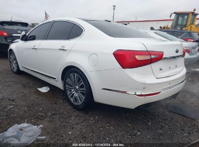 2014 KIA CADENZA PREMIUM White  Gasoline KNALN4D70E5129313 photo #4