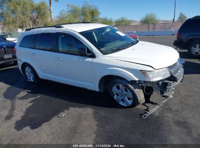 2014 DODGE JOURNEY SE White  Gasoline 3C4PDCABXET184233 photo #1