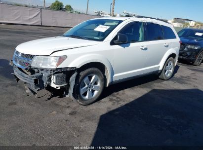 2014 DODGE JOURNEY SE White  Gasoline 3C4PDCABXET184233 photo #3