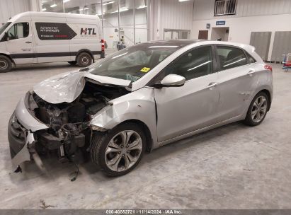 2013 HYUNDAI ELANTRA GT BASE W/BLUE Silver  Gasoline KMHD35LE4DU034577 photo #3