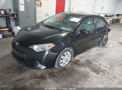 2016 TOYOTA COROLLA LE Black  Gasoline 2T1BURHE7GC606316 photo #3