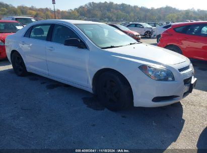 2012 CHEVROLET MALIBU LS White  Flexible Fuel 1G1ZA5EU4CF379334 photo #1