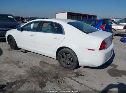 2012 CHEVROLET MALIBU LS White  Flexible Fuel 1G1ZA5EU4CF379334 photo #4