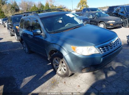 2011 SUBARU FORESTER 2.5X LIMITED Light Blue  Gasoline JF2SHBEC5BH738544 photo #1