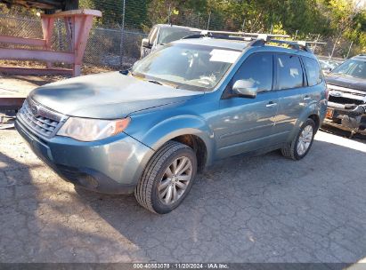 2011 SUBARU FORESTER 2.5X LIMITED Light Blue  Gasoline JF2SHBEC5BH738544 photo #3