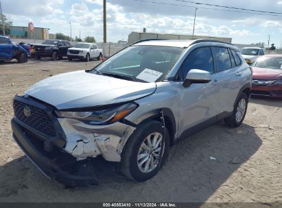 2022 TOYOTA COROLLA CROSS LE Gray  Gasoline 7MUBAAAG5NV019225 photo #3