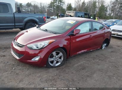 2013 HYUNDAI ELANTRA GLS Red  Gasoline 5NPDH4AE1DH286669 photo #3