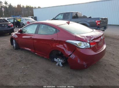 2013 HYUNDAI ELANTRA GLS Red  Gasoline 5NPDH4AE1DH286669 photo #4