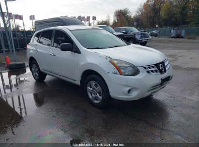 2014 NISSAN ROGUE SELECT S White  Gasoline JN8AS5MV3EW707166 photo #1