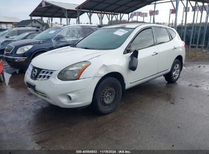 2014 NISSAN ROGUE SELECT S White  Gasoline JN8AS5MV3EW707166 photo #3