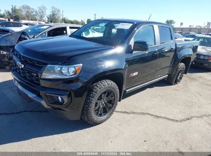 2022 CHEVROLET COLORADO 4WD  SHORT BOX Z71 Black  Gasoline 1GCGTDEN0N1192197 photo #3