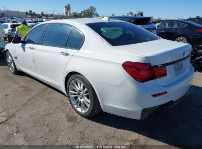 2015 BMW 750LI White  Gasoline WBAYE8C52FD781628 photo #4