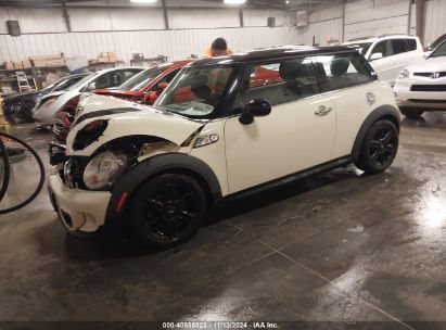 2012 MINI COOPER S White  Gasoline WMWSV3C5XCT387336 photo #3