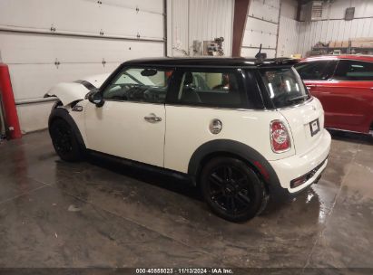 2012 MINI COOPER S White  Gasoline WMWSV3C5XCT387336 photo #4