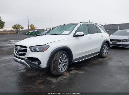 2021 MERCEDES-BENZ GLE 350 4MATIC White  Gasoline 4JGFB4KE7MA388182 photo #3