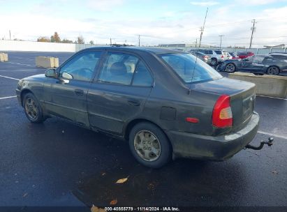 2002 HYUNDAI ACCENT GL Gray  Gasoline KMHCG45C72U283636 photo #4