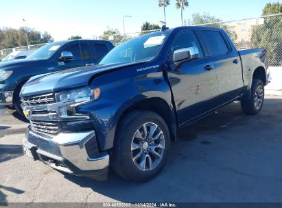 2022 CHEVROLET SILVERADO 1500 LTD 4WD  SHORT BED LT WITH 2FL Blue  Gasoline 1GCPYJEK8NZ234414 photo #3