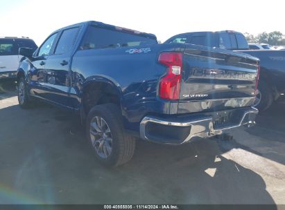 2022 CHEVROLET SILVERADO 1500 LTD 4WD  SHORT BED LT WITH 2FL Blue  Gasoline 1GCPYJEK8NZ234414 photo #4