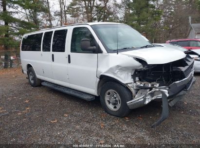 2014 CHEVROLET EXPRESS 3500 LT White  Flexible Fuel 1GAZG1FG0E1100364 photo #1