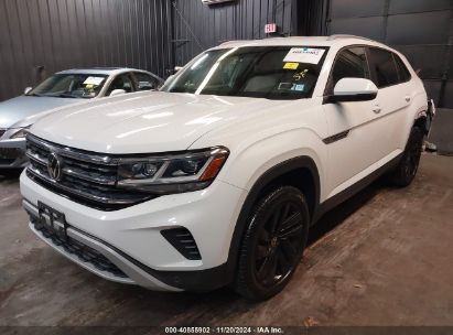 2020 VOLKSWAGEN ATLAS CROSS SPORT 3.6L V6 SE W/TECHNOLOGY/3.6L V6 SE W/TECHNOLOGY R-LINE White  Gasoline 1V21E2CA2LC212261 photo #3