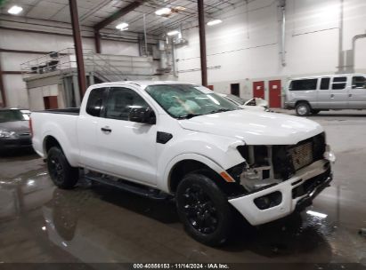 2019 FORD RANGER XLT White  Gasoline 1FTER1FH3KLB09908 photo #1