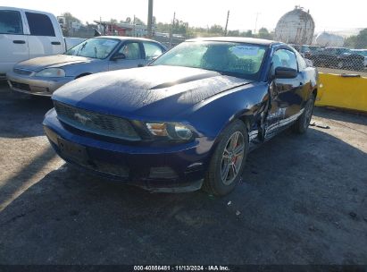 2010 FORD MUSTANG V6/V6 PREMIUM Blue  Gasoline 1ZVBP8AN7A5131201 photo #3