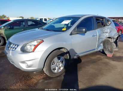 2014 NISSAN ROGUE SELECT S Silver  Gasoline JN8AS5MT2EW615965 photo #3