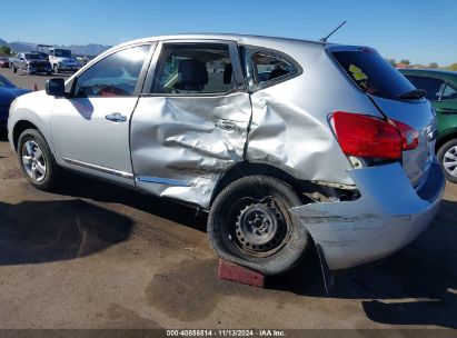 2014 NISSAN ROGUE SELECT S Silver  Gasoline JN8AS5MT2EW615965 photo #4