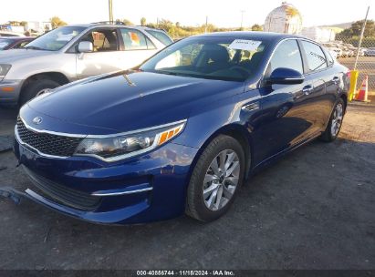 2018 KIA OPTIMA LX Blue  Gasoline 5XXGT4L39JG272355 photo #3