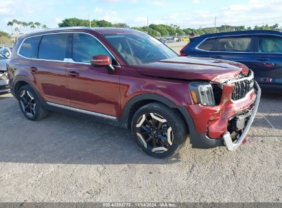 2023 KIA TELLURIDE EX Maroon  Gasoline 5XYP34GC9PG333881 photo #1