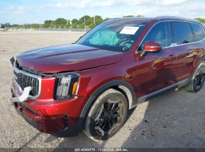 2023 KIA TELLURIDE EX Maroon  Gasoline 5XYP34GC9PG333881 photo #3