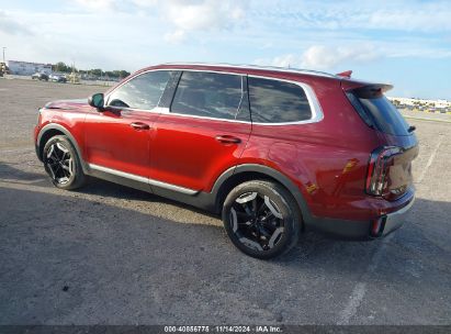 2023 KIA TELLURIDE EX Maroon  Gasoline 5XYP34GC9PG333881 photo #4