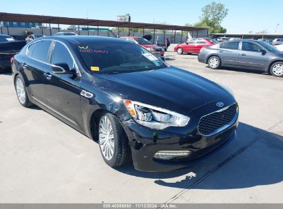 2015 KIA K900 PREMIUM Black  Gasoline KNALU4D49F6027237 photo #1