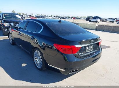 2015 KIA K900 PREMIUM Black  Gasoline KNALU4D49F6027237 photo #4