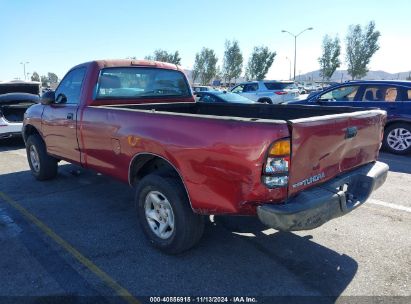 2000 TOYOTA TUNDRA Red  Gasoline 5TBJN3212YS098561 photo #4