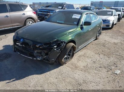 2024 BMW I4 EDRIVE35 Green  Electric WBY43AW03RFS61430 photo #3