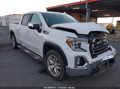 2022 GMC SIERRA 1500 LIMITED 4WD  SHORT BOX SLT White  Gasoline 3GTU9DED0NG161171 photo #1